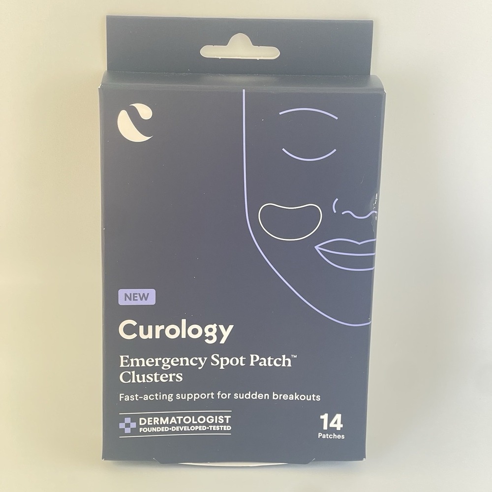 Curology Emergency Spot Patch Hydrocolloid Pimple Patches Fast-Acting Acne Care‎